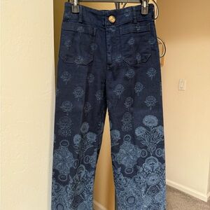 Maeve Dark Blue Denim Jeans